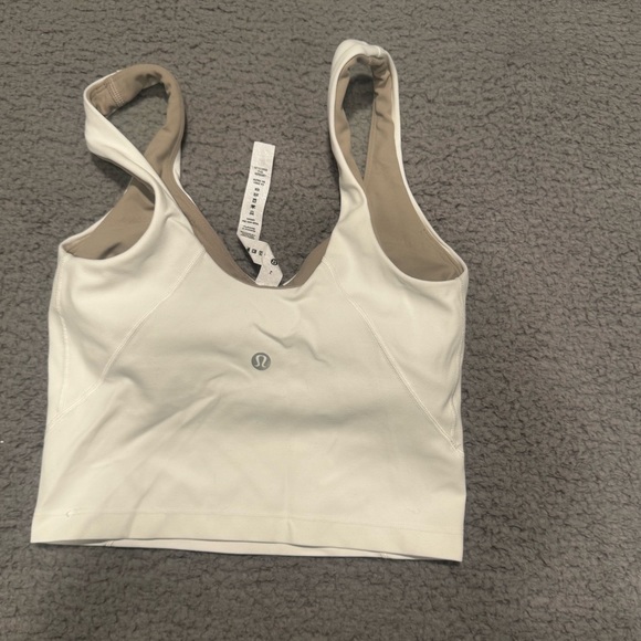 Lululemon align white tank size 2 - Picture 2 of 4